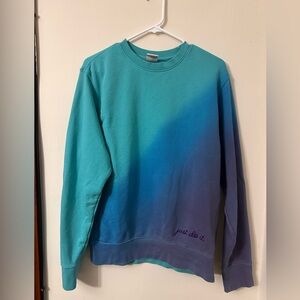 Nike Teal to Blue Gradient Crewneck Sweatshirt